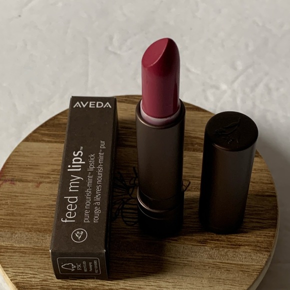 AVEDA Vegan Lipstick Feed My Lips Pink Color Sugar Apple 15 New - Picture 2 of 6